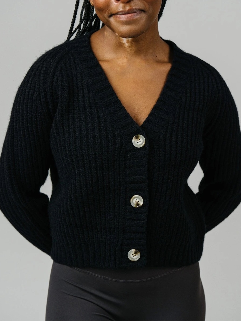 🌙ZYIA Black Indy Cardigan